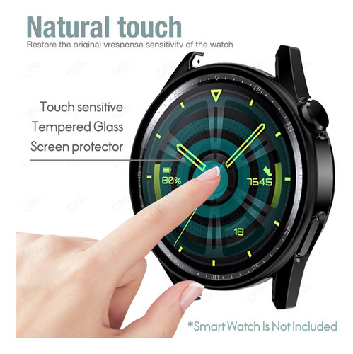 Vidrio Templado + Funda Case For Huawei Watch Gt2 42mm, 6u