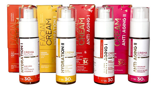 Pack Yorker Cremas Faciales  2 Hidratantes Y 2 Antiage