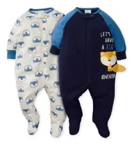 Comprar Pijamas Enteritos Bebé Zorro Azul Algodón Gerber 2 Piezas