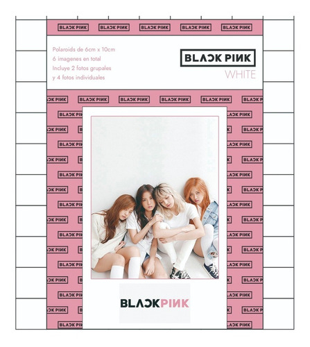 6 Polaroids Blackpink - Versión White - Got Store