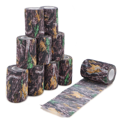 4/10 Roll Camo Tape Wrap, Camouflage Self-adhesive Camo Stic