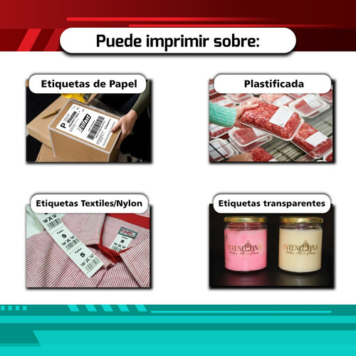 4 Impresoras De Etiquetas Ribetec Rt-425tt Transferencia