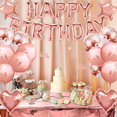 Globos Para Cumpleaños Kit De Decoración Todo Para Fiestas