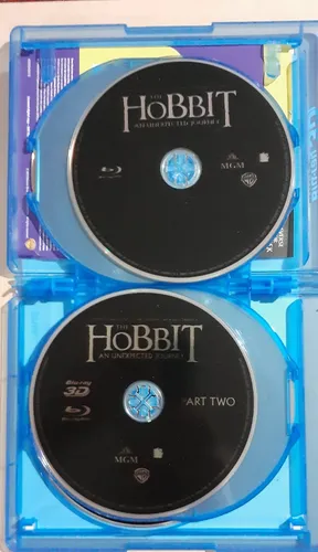 The Hobbit An Unexpected Journey Blu-ray 3d 2d Dvd Original (Usado)
