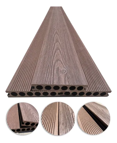 comprar Piso Deck Wpc Reversible 3d Pulido Simil Mad Exter. X Listón