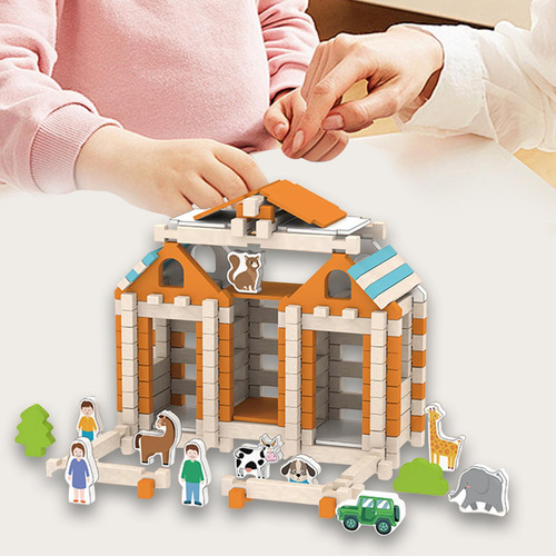 120 Piezas Diy Modelo De Construcción Kits De Casa De