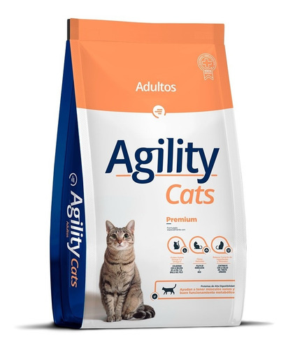 Alimento Agility Premium Para Gato Adulto Sabor Mix 1.5 kg