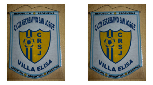 Banderin Mediano 27cm San Jorge Villa Elisa