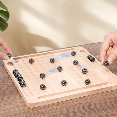 Juego De Ajedrez Magnético Con Tablero De Madera Para Niños