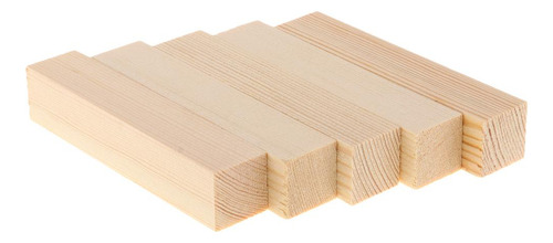 25 Piezas De Bloques De De Balsa, Varillas De Pino, Palos, /