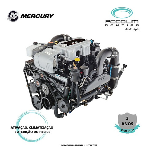 Motor Mercruiser 8.2l 380 Dts Bravo 3x Poddium Náutica