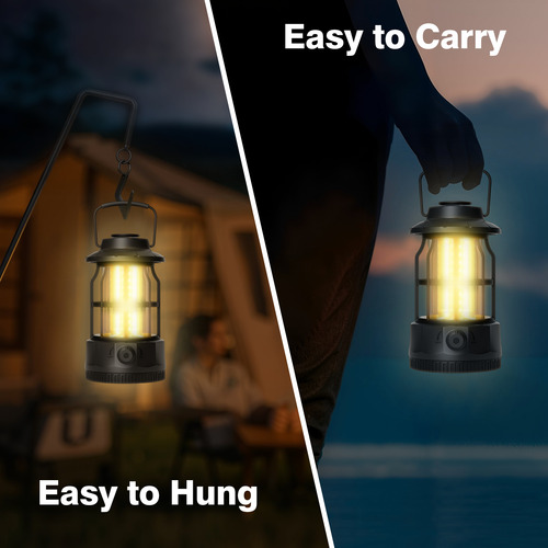 Linterna De Camping Led Para Acampar, Regulable, Linterna De