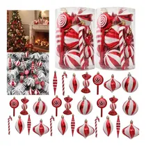 Comprar 28 Flores Navideñas Decoraciones Navideñas Adornos Navideños