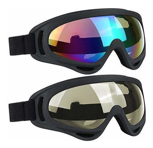 Gafas De Esquí Con Protección Uv 400 - Pack De 2