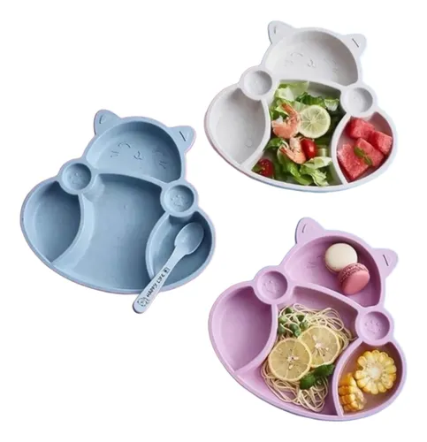 Bamboo bamboo platos bebe sale