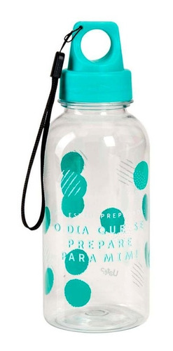 Garrafa Squeeze Pop 400ml Com Acessório Prepare-se Poá  Uatt