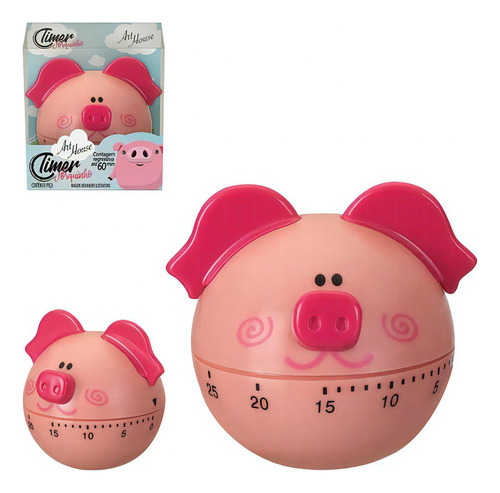 Cuenta regresiva de 60 minutos con temporizador Little Pink Piglet