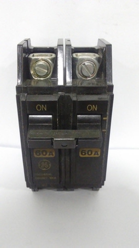 Breaker Superficial 2 Polos 60 Amp Modelo Tqc Marca Ge