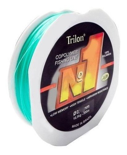 Pesca Nylon Trilon No1 0.45mm Verde X 300 Mts