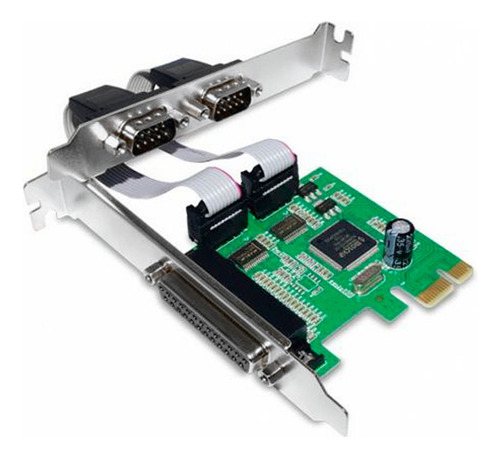 Placa Pci-e Controladora Gv Brasil, 2 Seriais + 1 Paralela