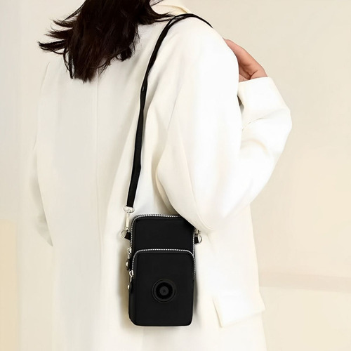 Bolsa Feminina Tiracolo Ombro Alça Transversal Shoulderbag Cor Preta