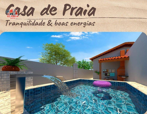 Imagem 5 de 7 de Casa Com Piscina E Área Verde Lado Praia À Venda, 64 M² Por R$ 299.000 - Balneário Jardim De Itanhaém (f/grandesp) - Itanhaém/sp - Ca5326