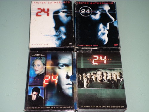 24 - Serie - Temporadas 1,2 , 4 Y 6 - Con 26 Discos