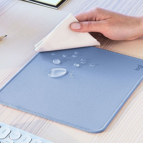 Imagen 4 de 10 de Mouse Pad Studio Series 23x20cm Blue Logitech Celeste