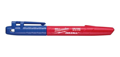 Imagen 3 de 8 de Marcador Inkzall Punta Fina Azul 48223180 Milwaukee