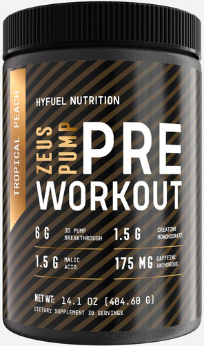 Hyfuel Nutrition Zeus Pump Pre Entrenamiento - Pump Focus En