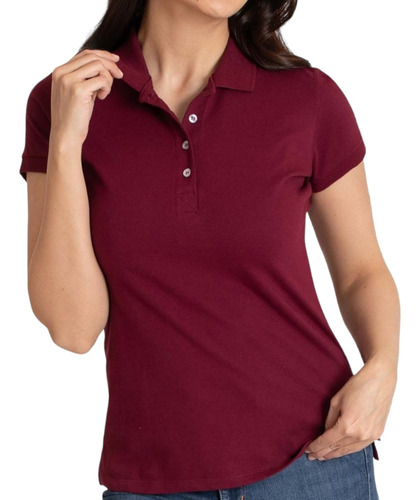 Paquete De 6 Playeras Básicas Cuello Polo Para Mujer