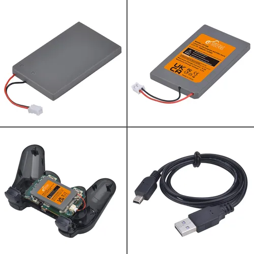 Batería De Repuesto Para Controlador Pickle Power Ps3, 2 X 1