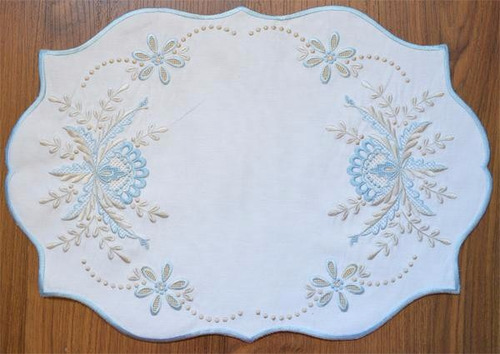 Matriz Bordado Zc2867 Linda Toalha De Mesa Richelie