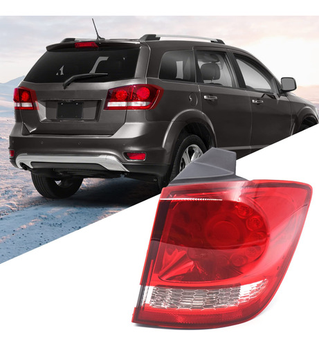 Vlincar Para Dodge Journey Conjunto Luz Trasera Led Lente Rh