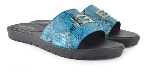 Imagen 3 de 4 de Zuecos Zapatos De Mujer Sandalias Salinas - Ferraro