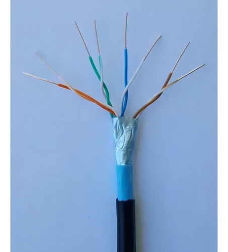 Cabo Landutti F-utp Cat5e 24awg Dupla Capa Externo 500 M
