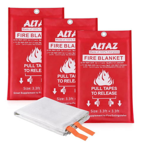 Emergency Fire Blanket For Home Kitchen 39.4 X39.4  Flame Su