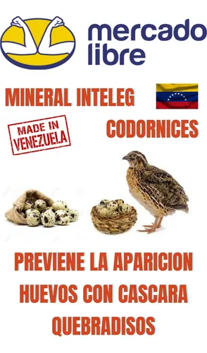 Mineral Inteleg Codornices Mayor Producción Huevos