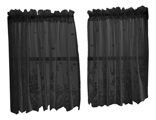 A I Cortina Bordada Pequeña Para Ventana De Cocina,