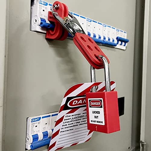 Lockout Tagout Kit Electrical Loto - Group Lockout Hasps, Lo