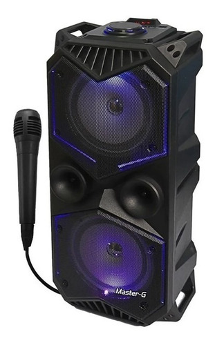 Parlante Karaoke Portátil Bluetooth Master-g Spbyf7