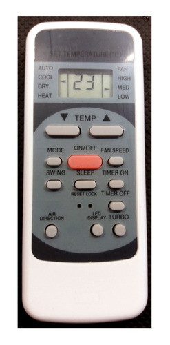 Imagen 1 de 1 de Control Remoto Aire Acondicionado Panavox Ref 369