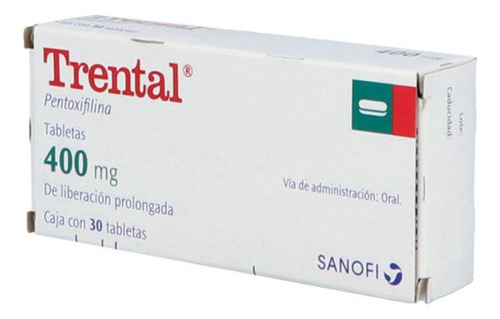 Trental 400 Mg 30 Grageas Retardadas