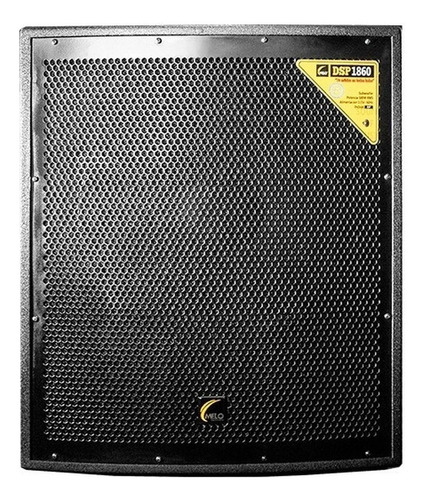 Subwoofer Melo DSP1860 500W Negro, Filtro Activo, Conexión XLR