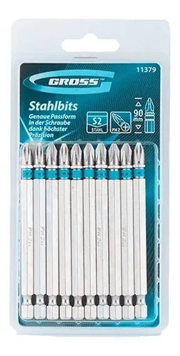 comprar Jogo Ponteira Ph2 Bits Gross 90mm Imantada C\u002F 10 Unidades