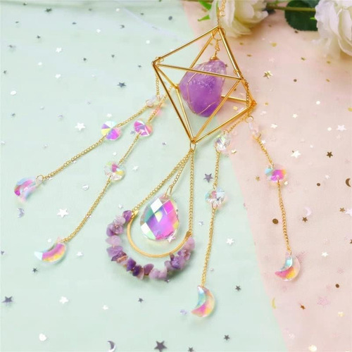 Para Suncatcher Crystal Boho Decor, Colgador De Sol Con