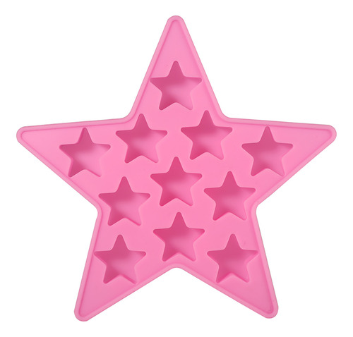 Cubitera Silicona Cinco Estrellas Congelar Molde Herramienta