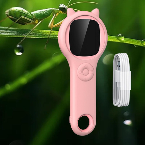 Lupa Electrónica Portátil Para Niños, Juguete Rosa