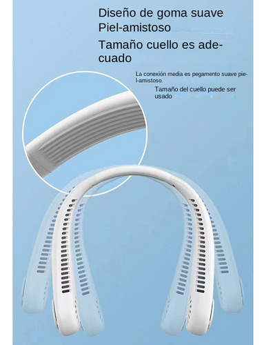 Ventilador De Cuello Portátil Sin Aspas Mini Usb Recargar