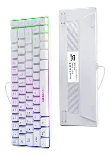 Teclado Mecânico Led Rgb Usb Pc Computador R-switc - R$ 148,5
